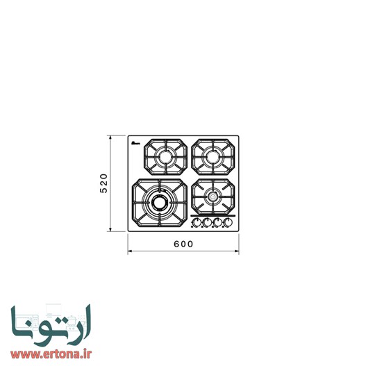 اجاق استیل بیمکث مدل 5019